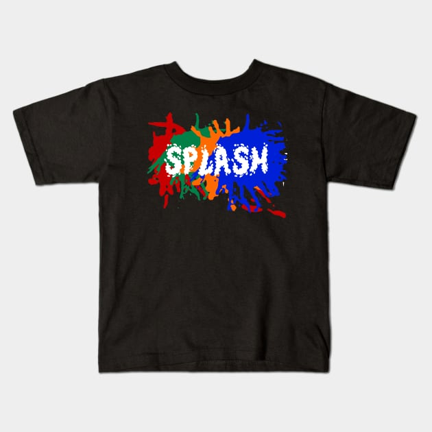 SPLASH on tee Kids T-Shirt by elio